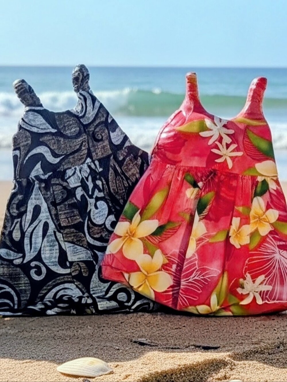 Bundle Of Hawaiian 🌴Sleeveless Sundresses Sz 1-2 Yrs.